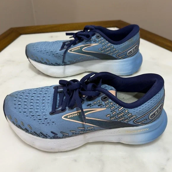 Brooks Glycerin 20 Blue Running Shoes - Picture 3 of 8